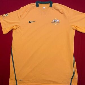 Nike Men's Gold Australia Soccer Jersey